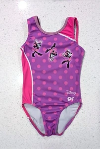 DISNEY GK ELITE Gymnastics Dance Leotard CS Small Mickey Minnie Mouse ULTRA SOFT - Picture 1 of 3