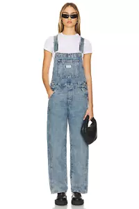 Levi's Premium Baggy Overalls Size XS S M L XL Lasting Imprint Womens Denim NWT - Picture 1 of 13