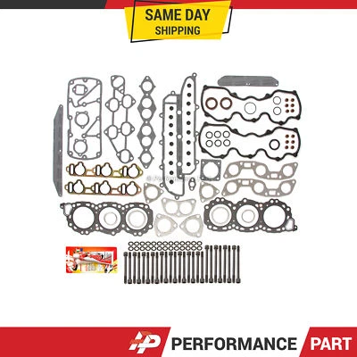 Conjunto de parafusos de junta de cabeça para 86-95 Infiniti Nissan Mercury V6 SOHC 3.0 SOHC VG30E - Imagem 1 de 4