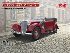 ICM TYP 320(W142) CABRIOLET GERMAN PASSENGER CAR 1:35 35543 - Foto 1 di 1