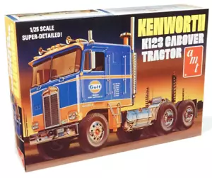 1:25 AMT *GULF OIL* KENWORTH K123 COE Cabover SEMI *KIT MODELLINO PLASTICA* MISB! - Foto 1 di 3