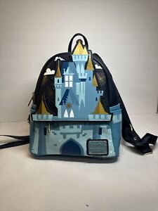 Loungefly Disney Parks Walt Disney World Cinderella Castle Rare Mini Backpack