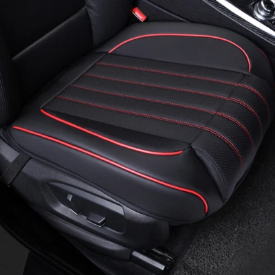 Full Surround Car Front Seat Cover Breathable PU Leather Pad Mat Chair Cushion  - Image 1 of 4
