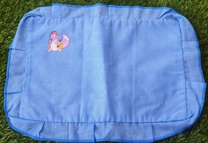Newborn Rectangle Pillow Cover Case Soft Cotton Boy Squirrel Printed Blue Color - Picture 1 of 5