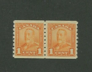1929 Canada Postage Stamp #160 Mint Never Hinged VF Coil Pair - Picture 1 of 2