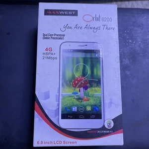 Maxwest Orbit 6200 ANDROID 4.2 White 6 Inch 4GB Dual Sim 512MB RAM NO POWER - Picture 1 of 4