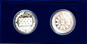 1999 - SAN MARINO MONETE D'ARGENTO L'EUROPA DEL DOMANI - Foto 1 di 1