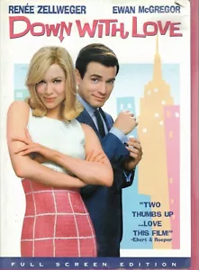 Renee Zellweger Ewan McGregor Down with Love (DVD, 2003, Full Screen) - Picture 1 of 3