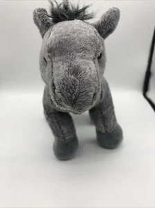 GANZ WEBKINZ GREY ARABIAN HORSE HM098 NO CODE 9 IN TALL - Picture 1 of 7