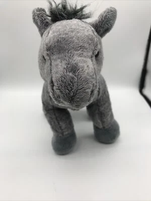 GANZ WEBKINZ GREY ARABIAN HORSE HM098 NO CODE 9 IN TALL  - Image 1 of 4