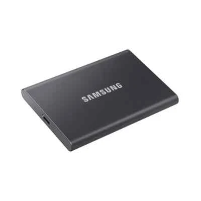 Samsung T7 Portable SSD - 2 TB - USB 3.2 Gen.2 External SSD Titanium Grey - Image 1 of 4