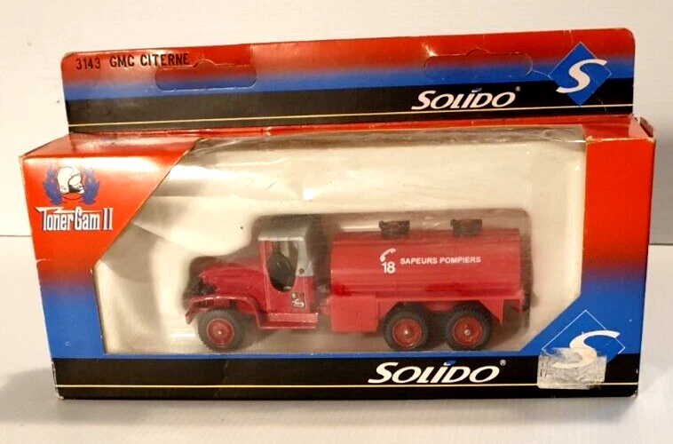 SOLIDO 3143 GMC CITERNE Toner Gam II GMC Fire Tanker 1/50 Scale Diecast Truck. - Image 1 of 4