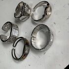 Cuff Bangle Bracelets Modern Ladies Watches Lot Of 5, Not Tested Some Unused