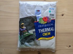 Camisa interior térmica vintage Fruit of the Loom para hombre manga larga XL 2001 - Imagen 1 de 5