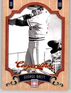 Tarjeta base 2012 Cooperstown George Brett MLB Royals PWE HOF - Imagen 1 de 2