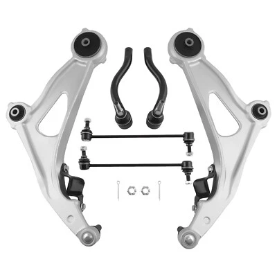 Front Lower Control Arms Sway Bars Tie Rods for Nissan Pathfinder 2013-2020 6pcs - Image 1 of 4