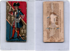 N224 Kinney Tobacco Card 1887, Military, France, Officer 18th Century (B88)