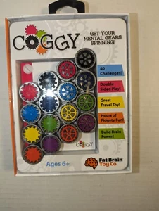 Fat Brain Toy Co. COGGY Zahnradlösung Knobelspiel Logikspiel Alter 6+ Neu  - Bild 1 von 9