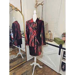 Vtg Laurel By Escada Women's Size 38 Blazer and Skirt Suit Set - Picture 1 of 8