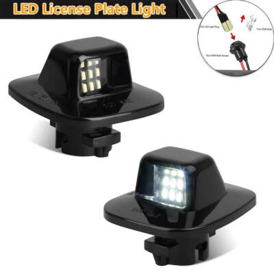 Conjunto de lámpara de etiqueta de luz de matrícula LED trasera para Chevy GMC K1500 K2500 K3500 Foto 1 de 4
