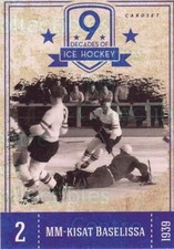 2018-19 Finnish Cardset 9 Decades of Ice Hockey #2 MM-Kisat Baselissa