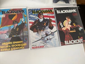 Blackhawk #1 2 3 DC Comic Book Set 1-3 Howard Chaykin UNREAD - Picture 1 of 4