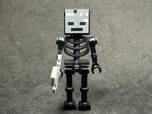 LEGO Minecraft Wither Skeleton Minifigure Set 21154 21139 21172 21126 - Picture 1 of 2