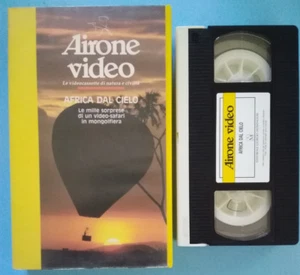 Vhs Africa Dal Cielo Documentario Airone Video Safari Videocassetta Ex Nolo(V145 - Picture 1 of 1