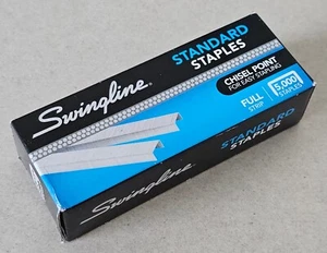 SWINGLING Staples Standard 1/4 inches 5000/Box (210/Strip) w/ Chisel Point - NEW - Picture 1 of 5