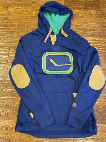 Vancouver Canucks Hoodie Mens XL Old Time Hockey Vintage NHL Cover
