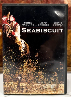Classic Movie:  Seabiscuit (DVD, 2003) TOBY MAGUIRE, Jeff Bridges.  Horseracing - Image 1 of 2