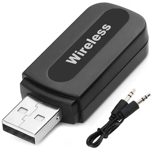 RICEVITORE AUDIO BLUETOOTH AUX 3.5mm CHIAVETTA BLUETOOTH DA USB - 2 PEZZI - Foto 1 di 3