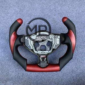 Fi Shape Red Carbon Fiber Steering Wheel Fit For Nissan 370Z Z34 QX70 FX50 2009+ - Picture 1 of 9