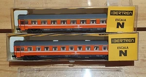 IBERTREN SCALA N 279 - 277 (FS) COPPIA CARROZZE 1A E 2a CLASSE - Foto 1 di 6
