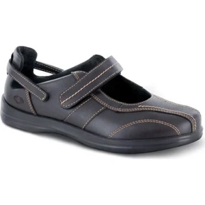 NUOVE DÉCOLLETÉ MARY JANE APEX IN PELLE MARRONE ZEPPA COMFORT DA PASSEGGIO MISURA 8 W LARGHE - Foto 1 di 3