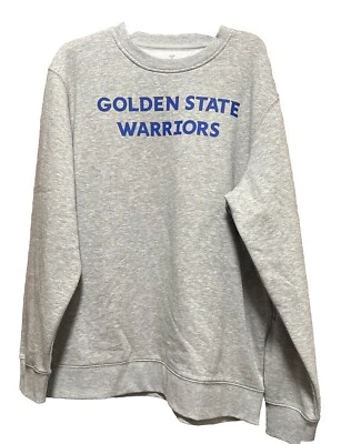 Golden State Warriors 卫衣 XL 成人长袖棉质/聚酯纤维 全新 — 第 1/4 张图片