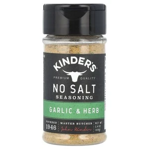 No Salt Seasoning, Garlic & Herb, 2.4 oz (68 g) - Picture 1 of 2