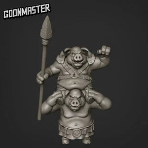 Huckepack Schweine Miniatur | D&D DnD | - Bild 1 von 1