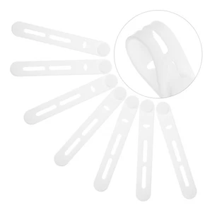  10 Pcs Reusable Silicone Cable Ties Organizer Headphone Multipurpose - Picture 1 of 20