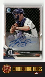 2018 Bowman Chrome #CPA-JRO Jake Rogers Detroit Tigers AU Auto - Picture 1 of 2