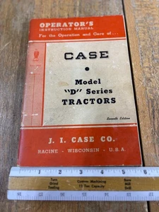 Case Model D Series Tractor Power Take Off Hitch Operator's Manual - NO RESERVE! - Picture 1 of 5