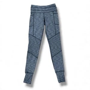 Athleta graue Leggings Größe EXTRA SMALL grau schwarz 7/8 Länge Kompression - Bild 1 von 10