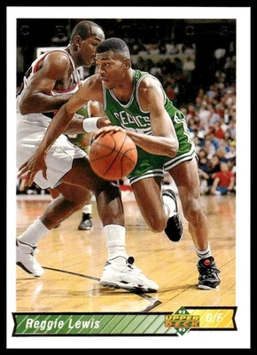 Reggie Lewis 1992-93 Upper Deck #120 Boston Celtics - Image 1 of 2