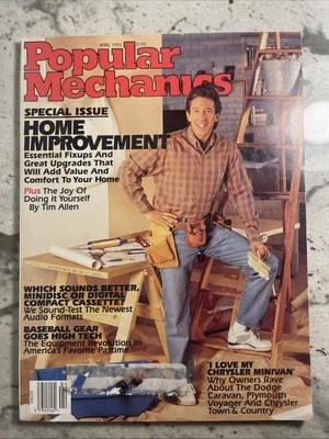 Popular Mechanics Magazine Special Issue Home Improvement Tim Allen April 1993 - Image 1 of 2