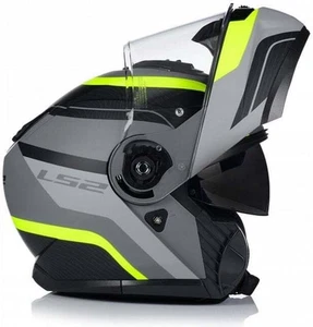 LS2 FF906 ADVANT SPORT Flip-Up Motorcycle Helmet Codex White / Black 3XL (M) - Picture 1 of 8