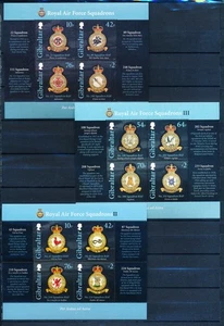 XE51421 Gibraltar royal air force squadrons sheets XXL MNH - Picture 1 of 1