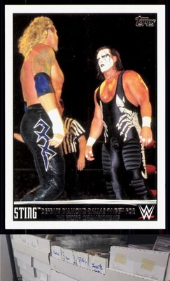 2015 Topps WWE Heritage #33 Defeats Diamond Dallas WCW Champ Sting Tribute - JL Foto 1 de 2