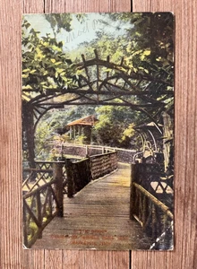 Vintage Postkarte Charlevoix Michigan MI County Bridge - Bild 1 von 2
