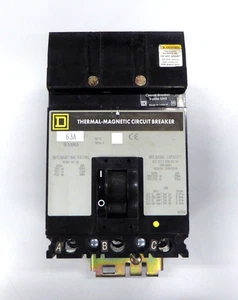 Square D SFA3063 63 Amp Triple Pole Series 2 MCCB 63A 3 Pole 240V - Picture 1 of 7