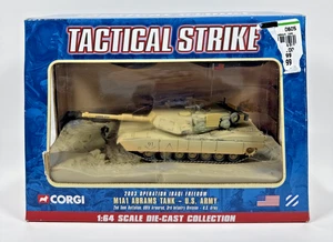 Corgi Tactical Strike 2003 Operation Iraqi Freedom M1A1 Abrams Tank USMC 1:64 - Picture 1 of 11